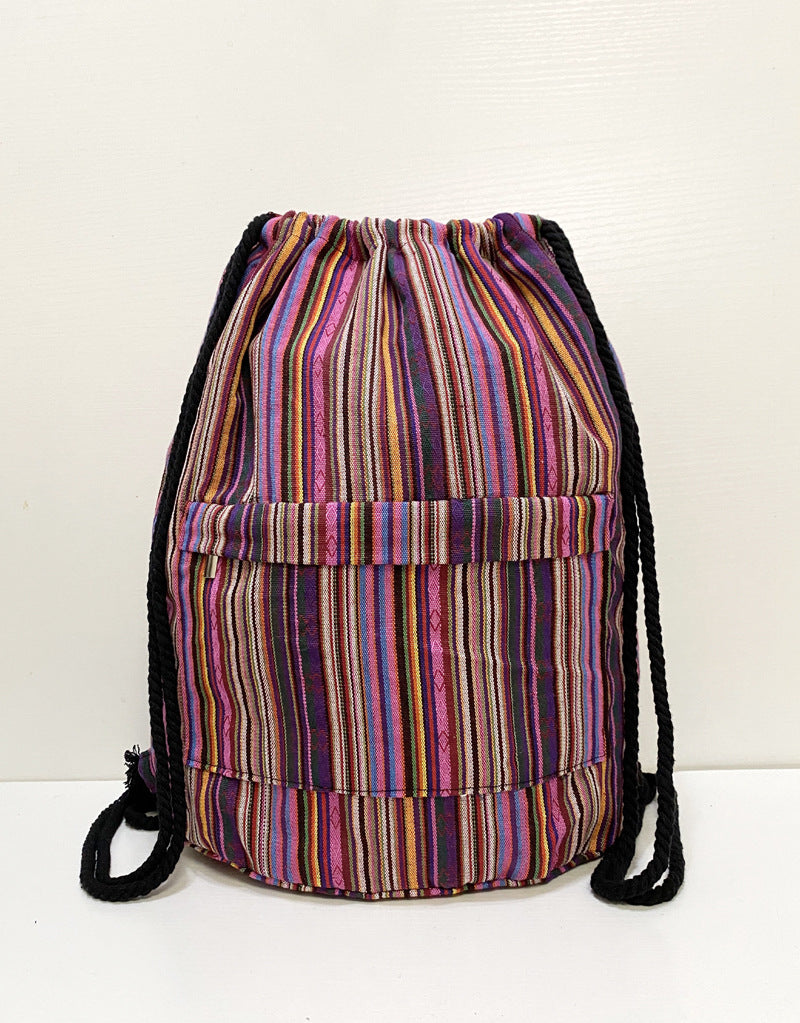 Original Simplicity Lightweight Light Ethnic Literary Style Backpack