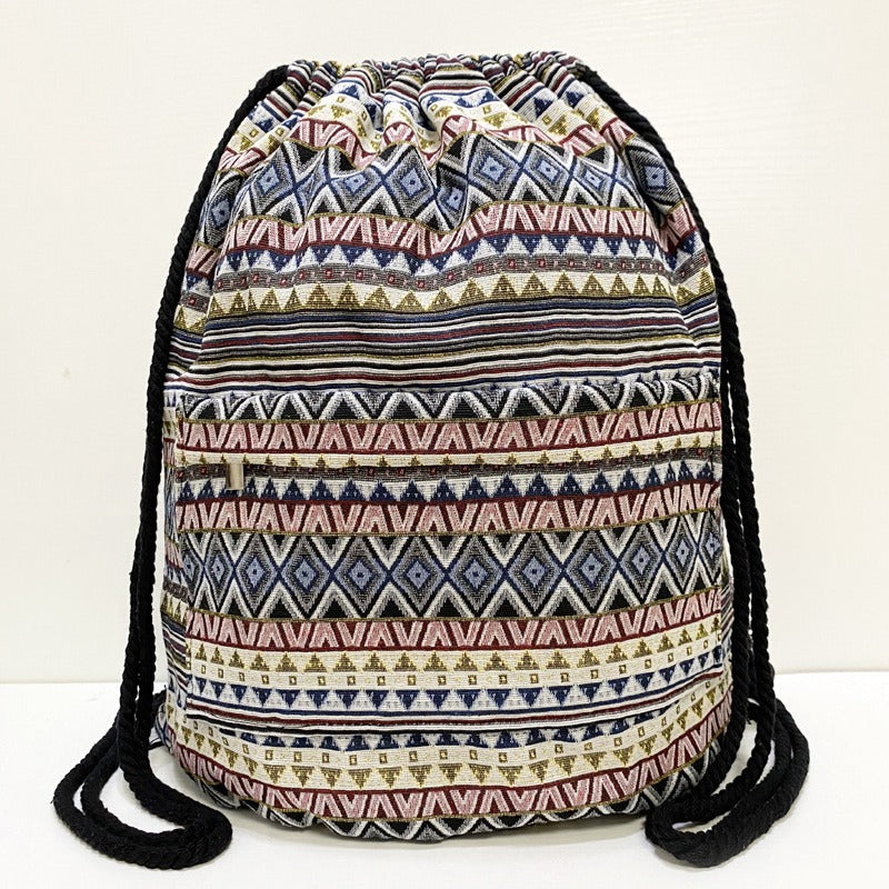 Original Simplicity Lightweight Light Ethnic Literary Style Backpack