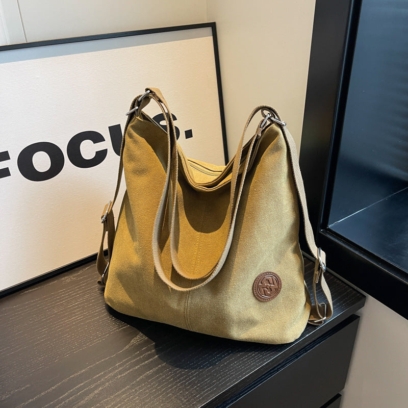 Women's Large-capacity Canvas Shoulder Bag
