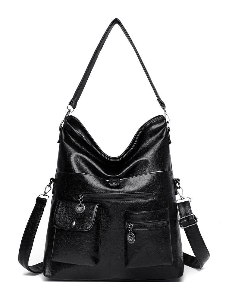 Vintage Bag Women's Fashion Large Capacity Handbag