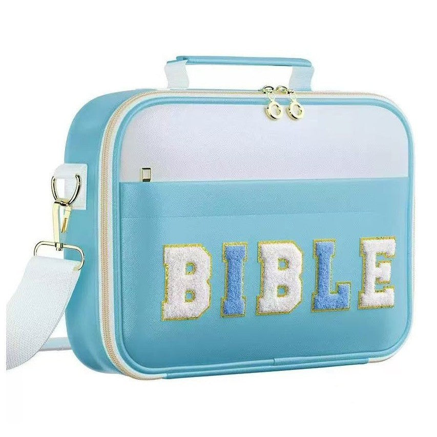 Amazon New Letter Book Handbag Multi-functional Portable Notebook Storage Bag Book Dust-proof Storage Bag