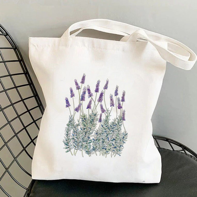 Yellow Cosmos Flowers Canvas Shoulder Bag