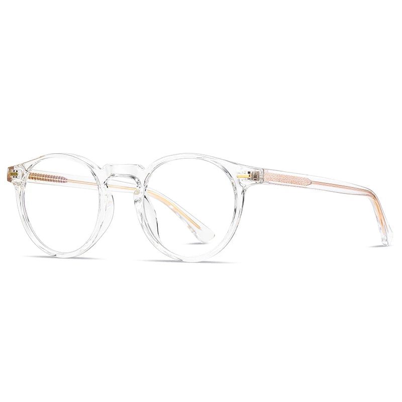 Anti Blue Rays Round Prescription Glasses For The Nearsighted Leopard Frame Student Prescription Spectacles 0 -0.5 -0.75 To -6.0☺️🌸