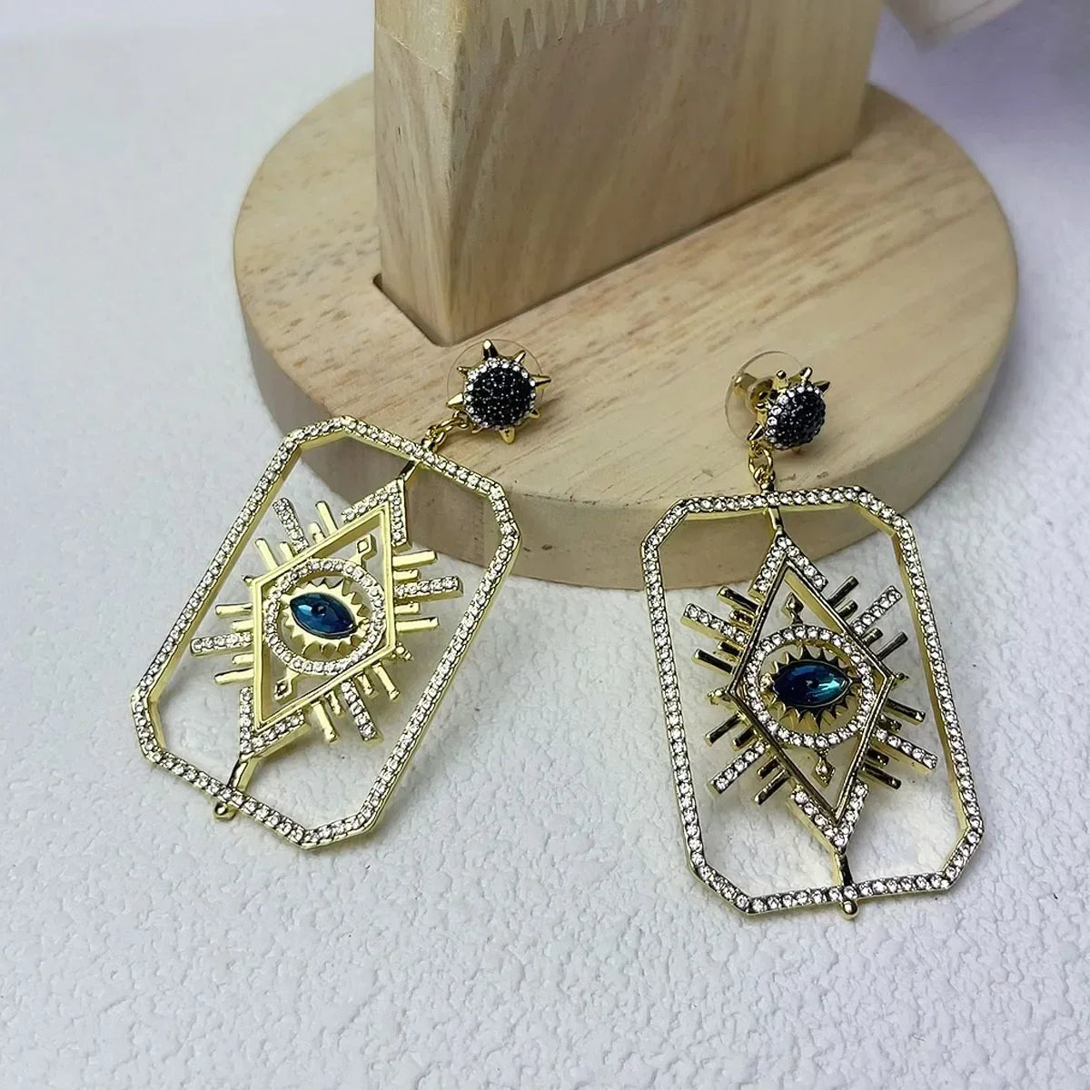 RP Sunflower Ladies' Austrian Crystal Jewelry Sets Exquisite TAROT MAGIC Necklace Earrings Bracelet Ring Party for Women💖