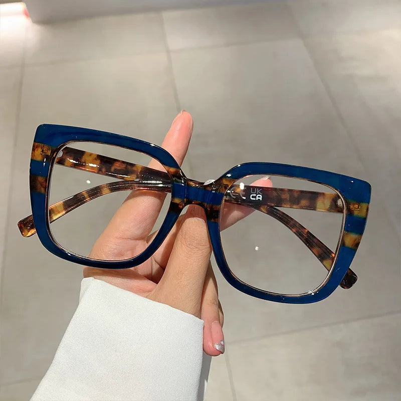 Vintage Anti Blue Light Optical Cat Eye Sexy Ladies Glasses Women Luxury Brand Designer Trend Myopia Prescription Eyewear Frame♥️