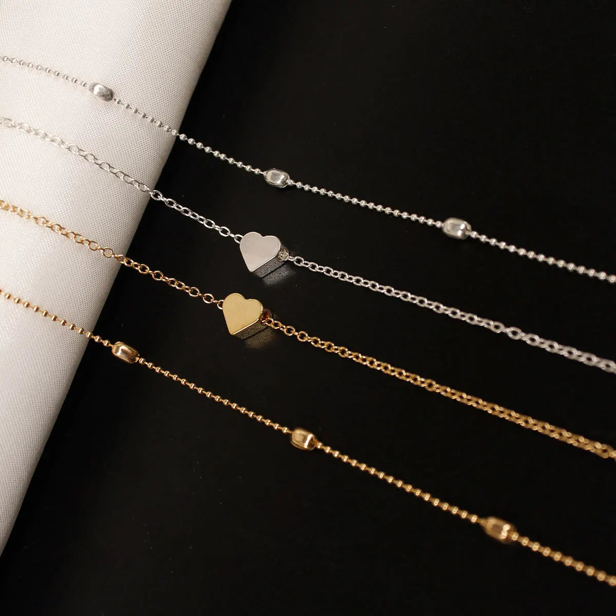 Women's Anklet Bohemian Layered Heart Anklet Summer Beach Anklets On Foot Ankle Bracelets For Women Leg Chain♥️