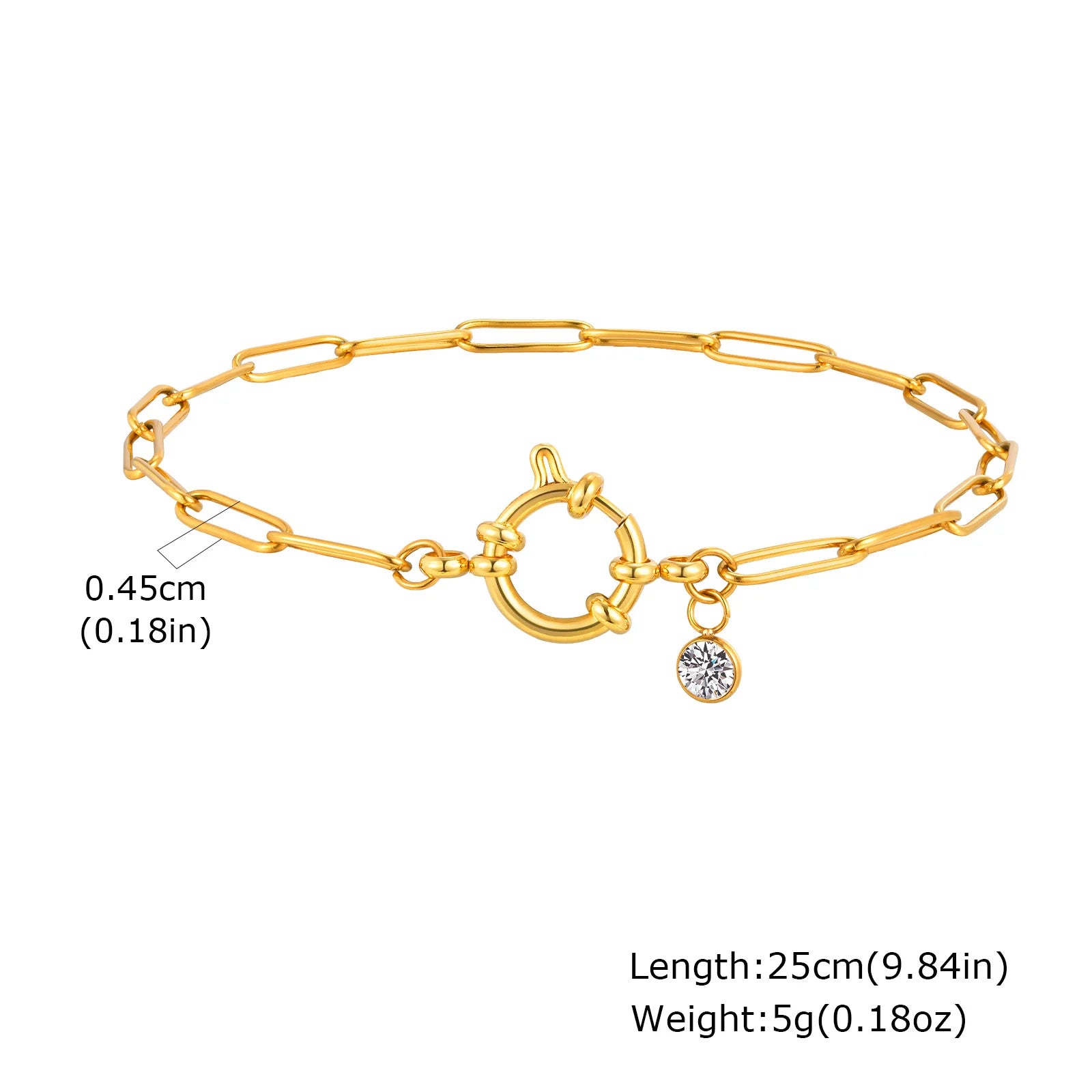 Vnox Classic Gold Plated Stainless Steel Chain Anklet, Summer Trendy Crown Foot Bracelet For Women Girls Not Allergic Jewelry