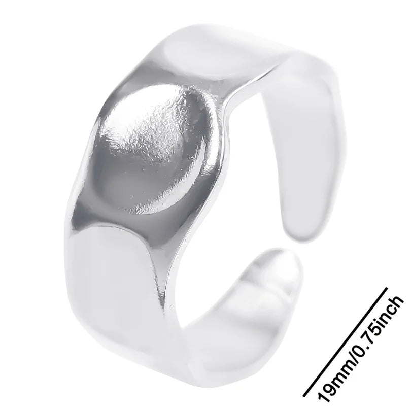 6pcs Stylish High Quality Stainless Steel Rings Love Hollow Geometric Stars Shaped Knuckle Rings Women Jewelry Accessory Gifts| Lurea accessories ✨️ 😍