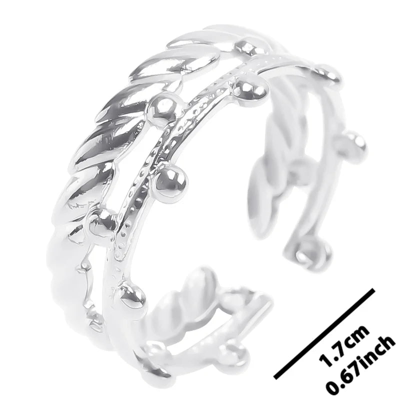 6pcs Stylish High Quality Stainless Steel Rings Love Hollow Geometric Stars Shaped Knuckle Rings Women Jewelry Accessory Gifts| Lurea accessories ✨️ 😍