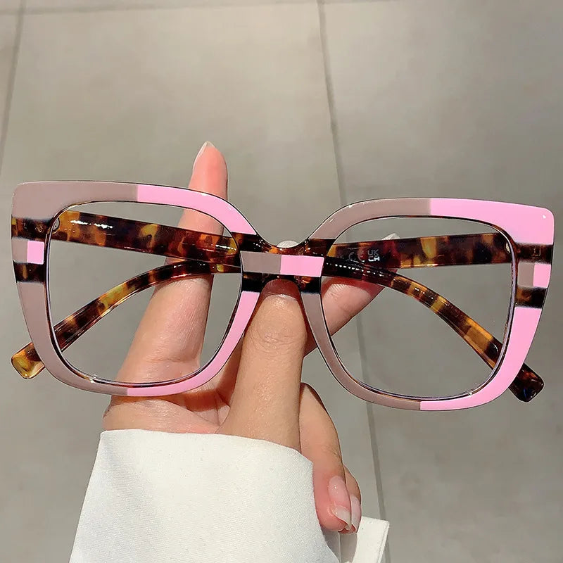 Vintage Anti Blue Light Optical Cat Eye Sexy Ladies Glasses Women Luxury Brand Designer Trend Myopia Prescription Eyewear Frame♥️