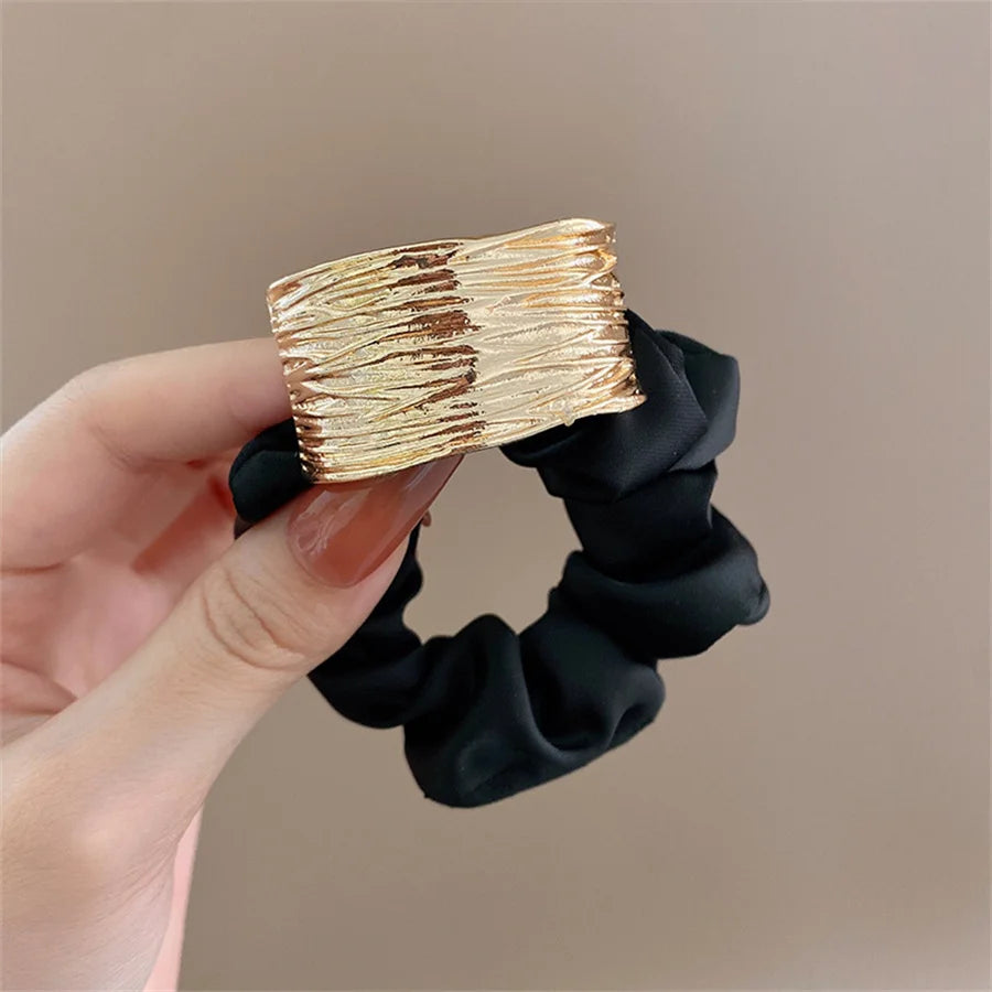 New Korea Bohemia design high grade concave and convex craft hair buckle retro clip hair fork hair clip Fashion Metal Hair Ring
