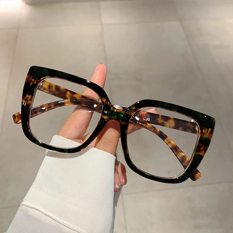 Vintage Anti Blue Light Optical Cat Eye Sexy Ladies Glasses Women Luxury Brand Designer Trend Myopia Prescription Eyewear Frame♥️