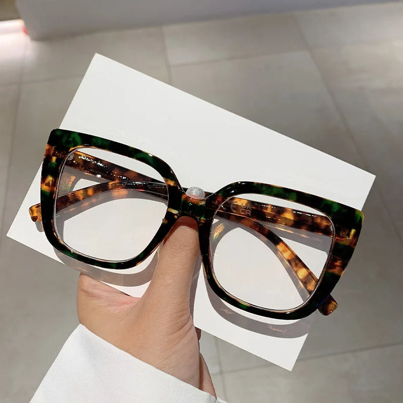 Vintage Anti Blue Light Optical Cat Eye Sexy Ladies Glasses Women Luxury Brand Designer Trend Myopia Prescription Eyewear Frame♥️