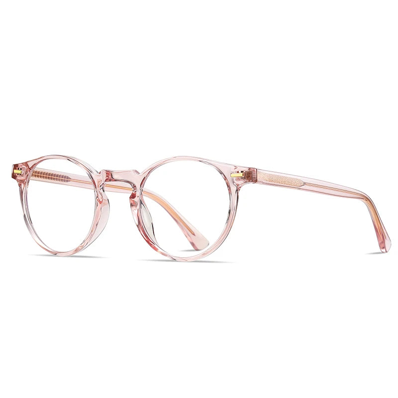 Anti Blue Rays Round Prescription Glasses For The Nearsighted Leopard Frame Student Prescription Spectacles 0 -0.5 -0.75 To -6.0☺️🌸