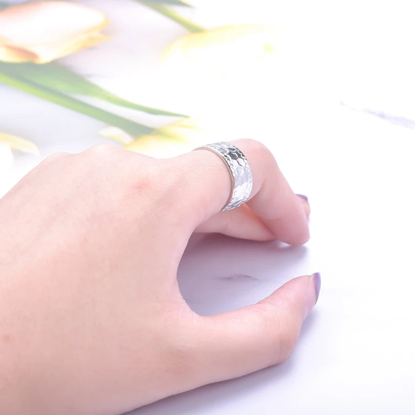 6pcs Stylish High Quality Stainless Steel Rings Love Hollow Geometric Stars Shaped Knuckle Rings Women Jewelry Accessory Gifts| Lurea accessories ✨️ 😍