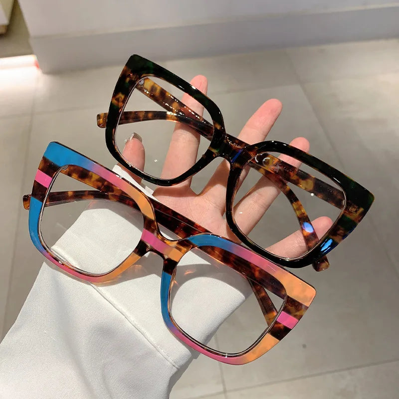 Vintage Anti Blue Light Optical Cat Eye Sexy Ladies Glasses Women Luxury Brand Designer Trend Myopia Prescription Eyewear Frame♥️