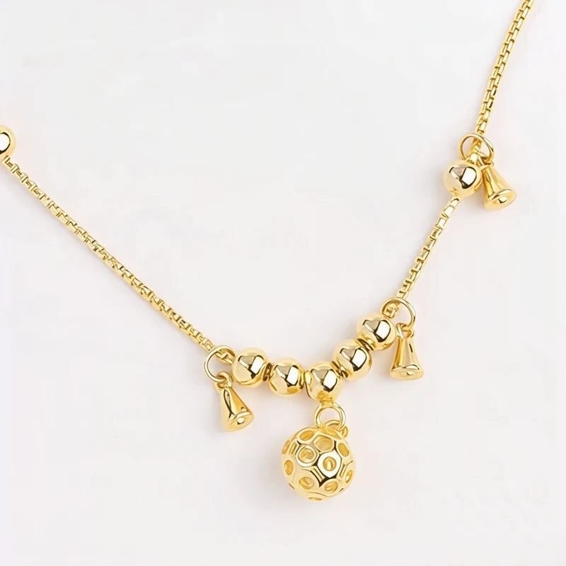 Jewelry Anklet Fashion Golden Women's Anklet Foot Chain Jewelry adjustable waterproof Trendy2025 Beauty Luck💕