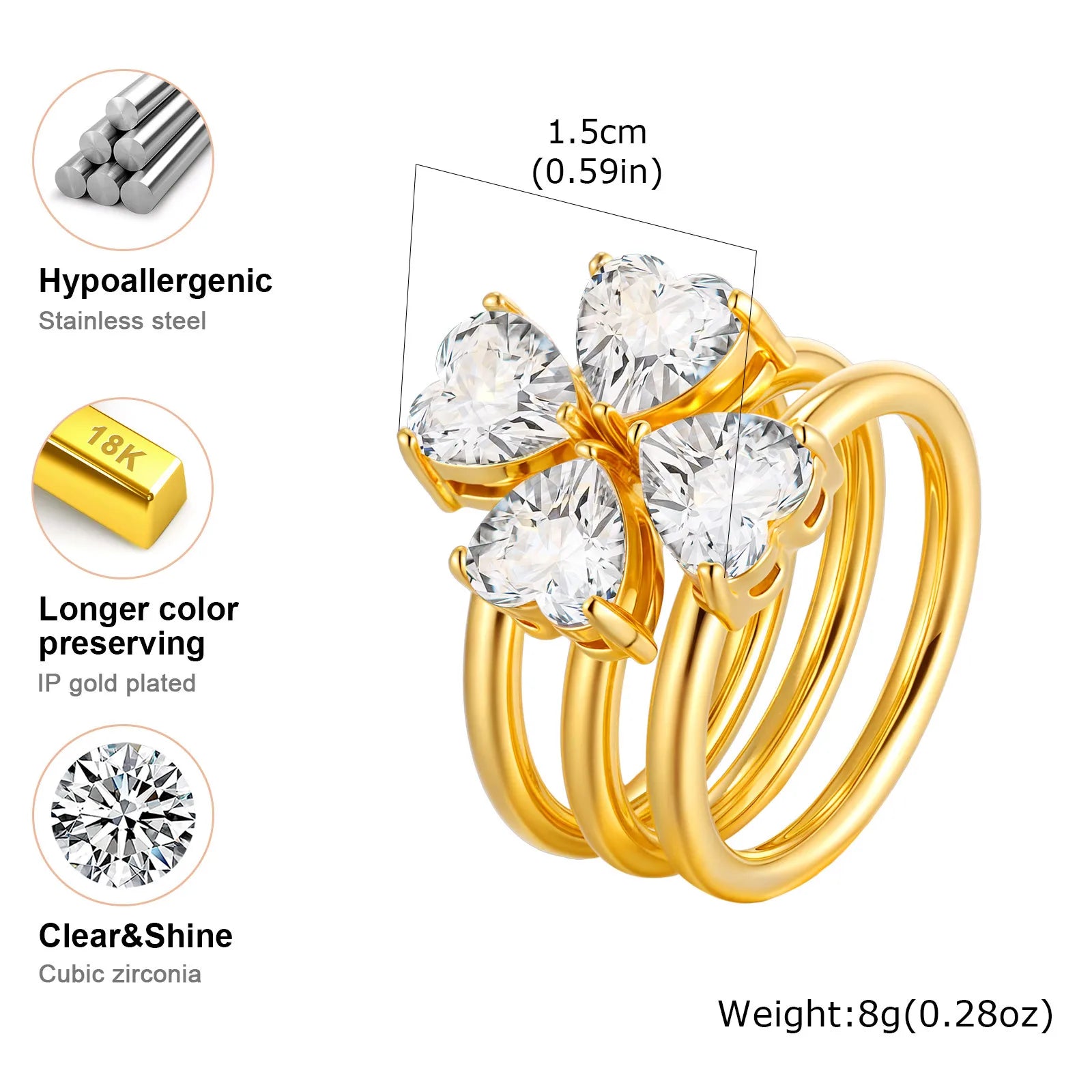 💖  Elegant Gold Charm Bracelet

✨ Shine with timeless beauty✨️