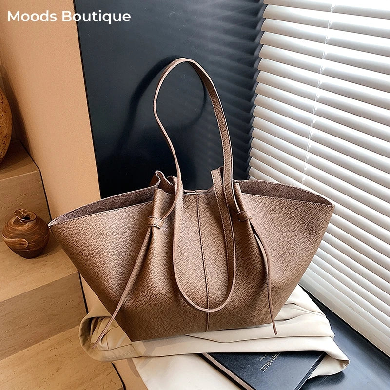 Branded Designer Shoulder Tote Bags For Women Soft PU Leather 2-IN-1 Big Capacity Shopper Tote Set 2025 Luxury Designer Handbags💘