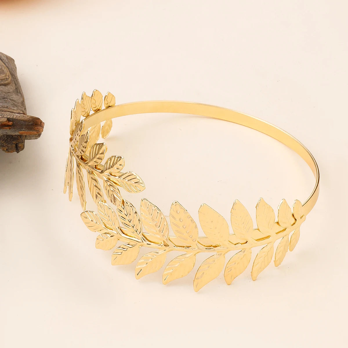 FTCY Gold Color Arm Cuff Bracelet for Women Vintage Greek Women's Upper Arm Bracelet Adjustable Open Bangles Jewelry Gifts✨️