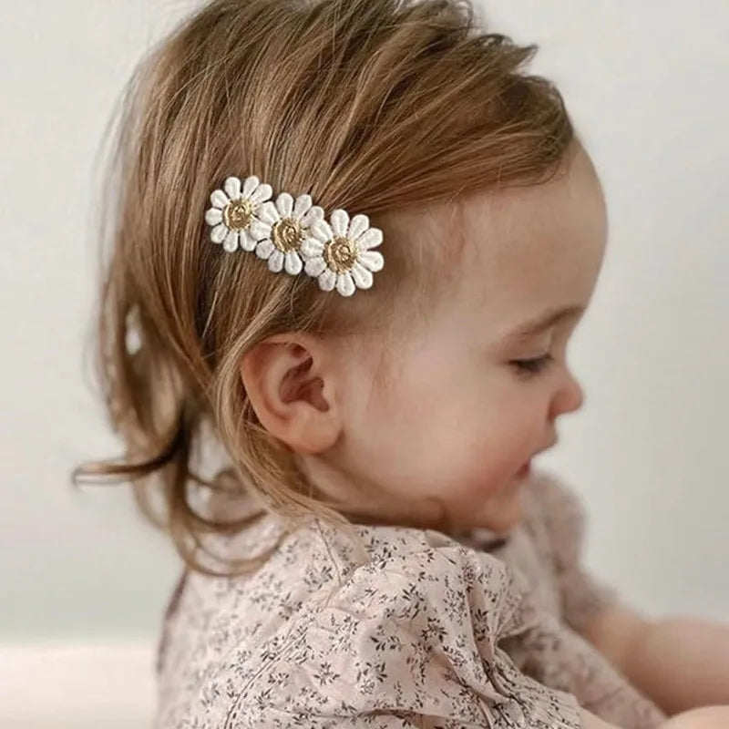 2025 Cute Flower Hairpins Set Children Baby Girls Kids Hair Clips Pin Barrettes Accessories Hairclip Headwear Headdress Ornament💘