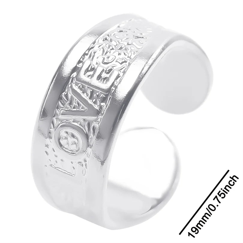 6pcs Stylish High Quality Stainless Steel Rings Love Hollow Geometric Stars Shaped Knuckle Rings Women Jewelry Accessory Gifts| Lurea accessories ✨️ 😍