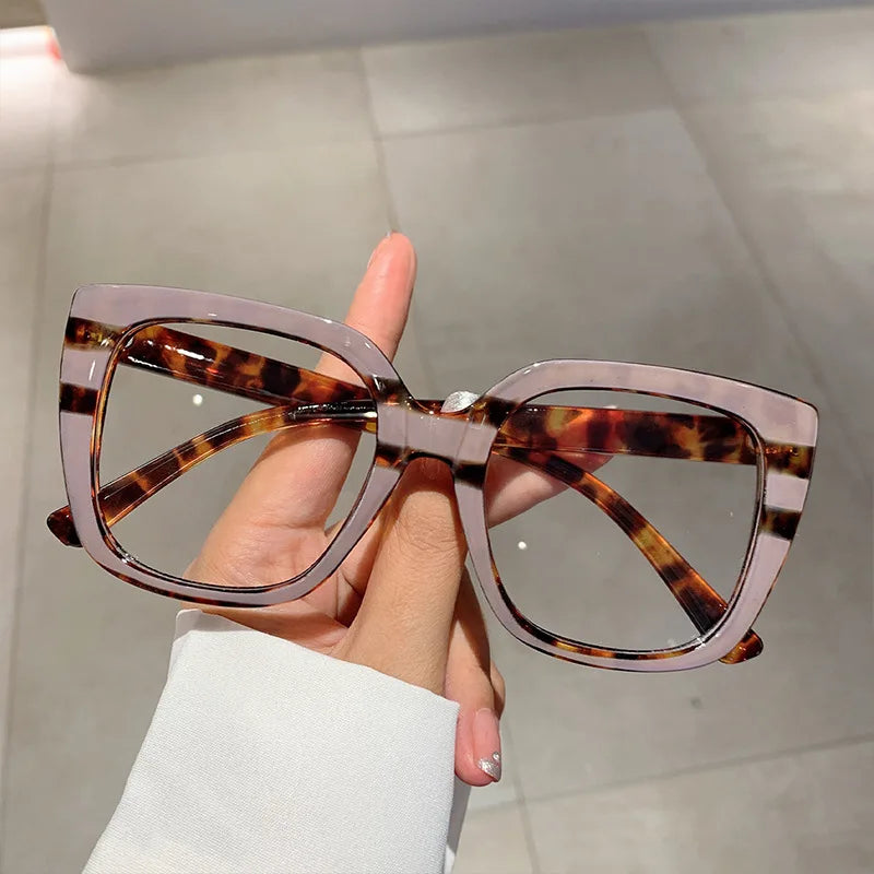 Vintage Anti Blue Light Optical Cat Eye Sexy Ladies Glasses Women Luxury Brand Designer Trend Myopia Prescription Eyewear Frame♥️