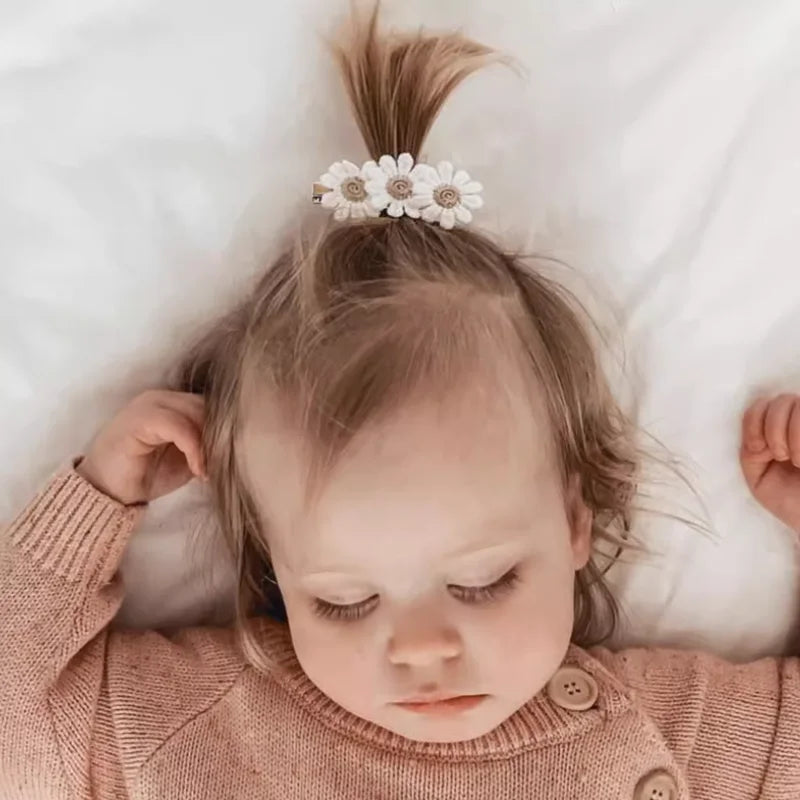 2025 Cute Flower Hairpins Set Children Baby Girls Kids Hair Clips Pin Barrettes Accessories Hairclip Headwear Headdress Ornament💘