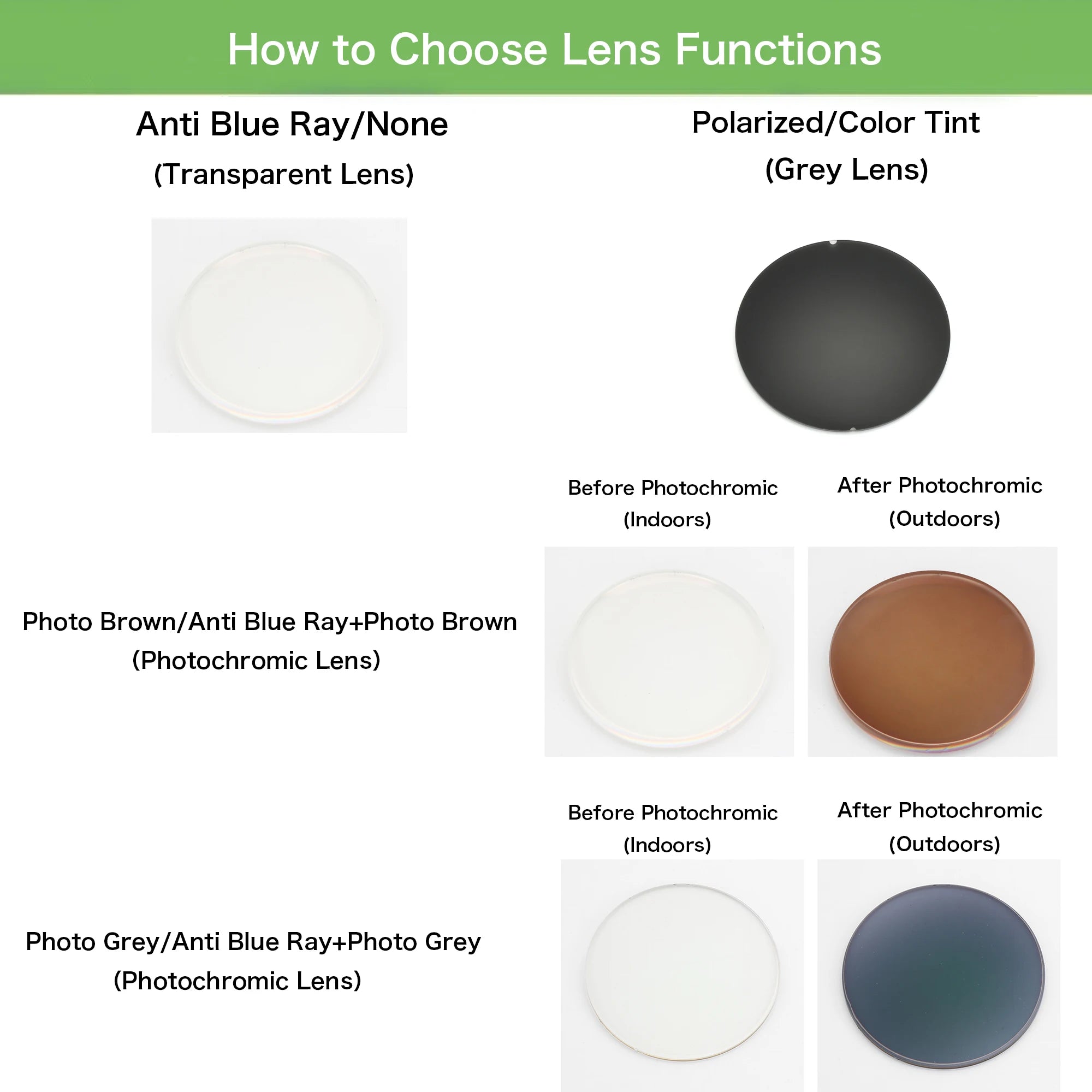 BLUEMOKY New butterfly metal women's round prescription glasses gradually change color, multi focus anti blue light for myopia♥️♥️