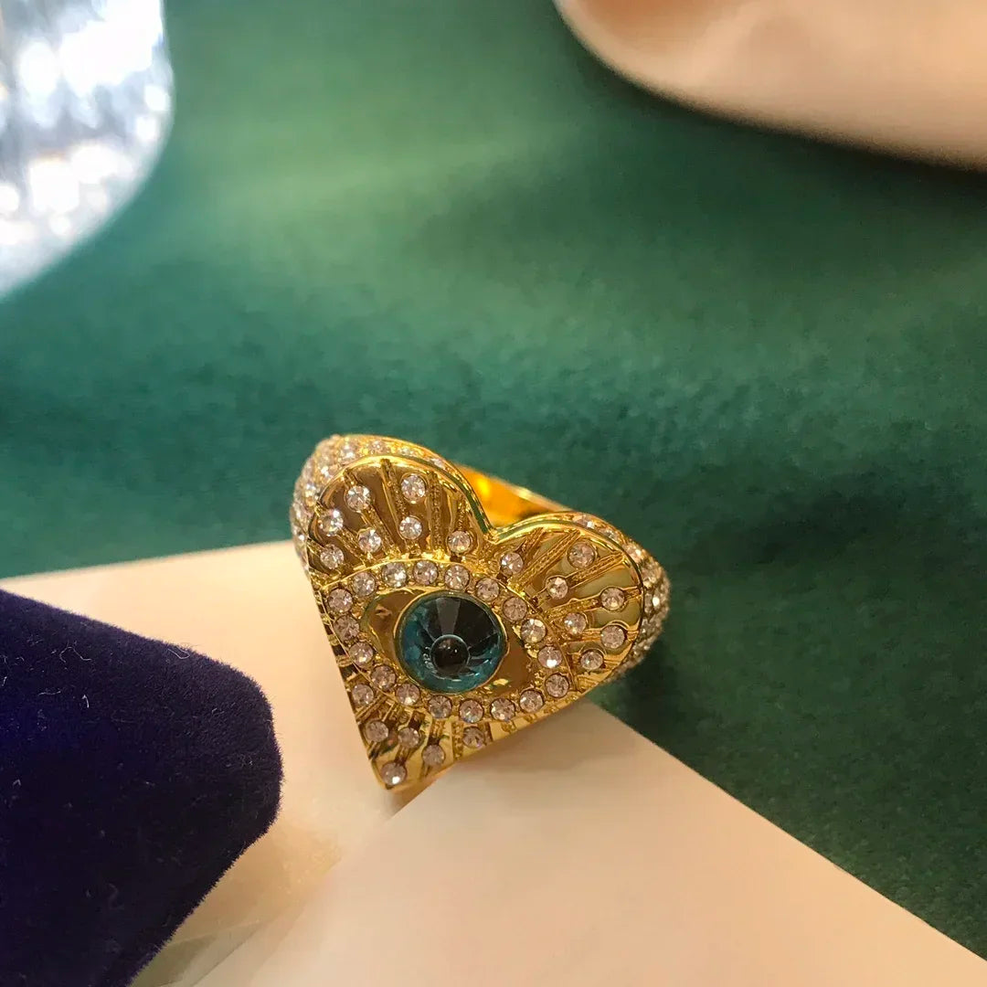 RP Sunflower Ladies' Austrian Crystal Jewelry Sets Exquisite TAROT MAGIC Necklace Earrings Bracelet Ring Party for Women💖