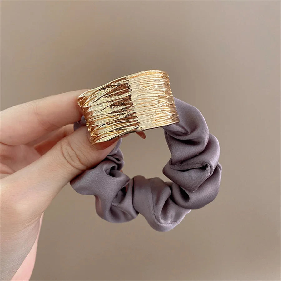 New Korea Bohemia design high grade concave and convex craft hair buckle retro clip hair fork hair clip Fashion Metal Hair Ring