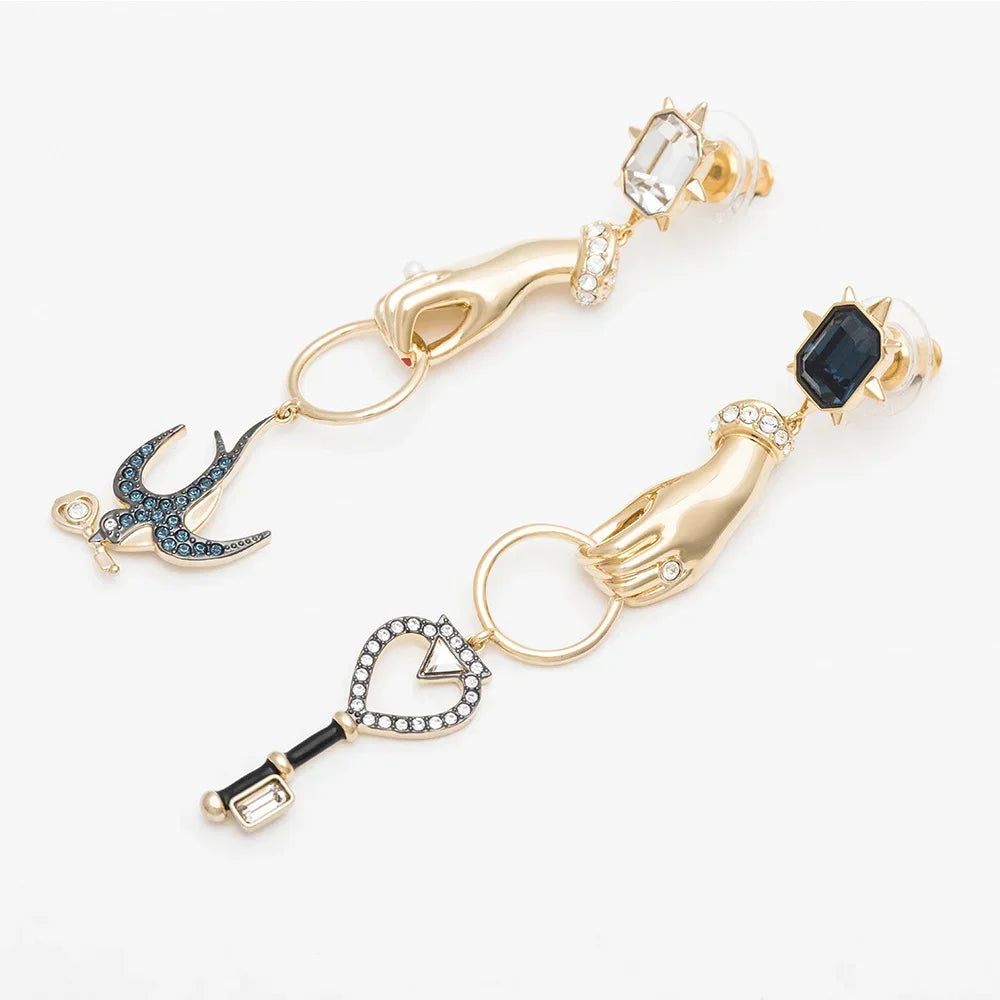 RP Sunflower Ladies' Austrian Crystal Jewelry Sets Exquisite TAROT MAGIC Necklace Earrings Bracelet Ring Party for Women💖