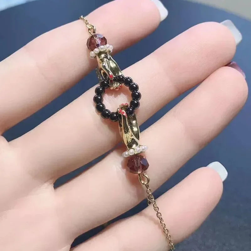 RP Sunflower Ladies' Austrian Crystal Jewelry Sets Exquisite TAROT MAGIC Necklace Earrings Bracelet Ring Party for Women💖