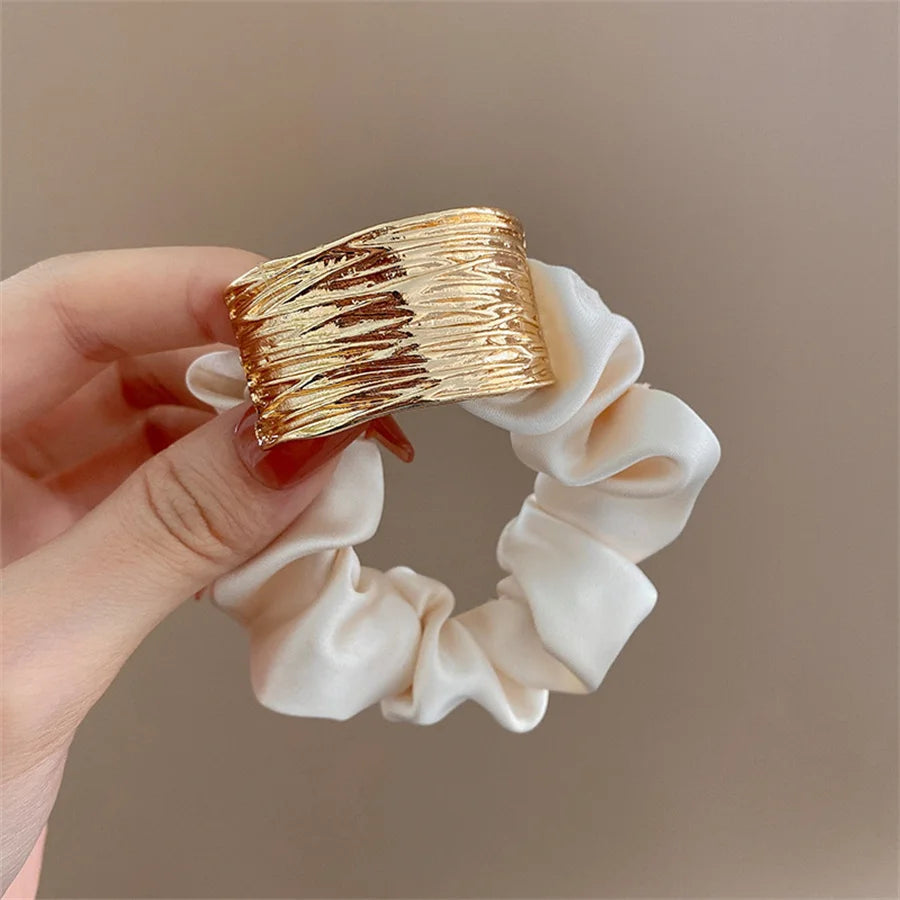 New Korea Bohemia design high grade concave and convex craft hair buckle retro clip hair fork hair clip Fashion Metal Hair Ring