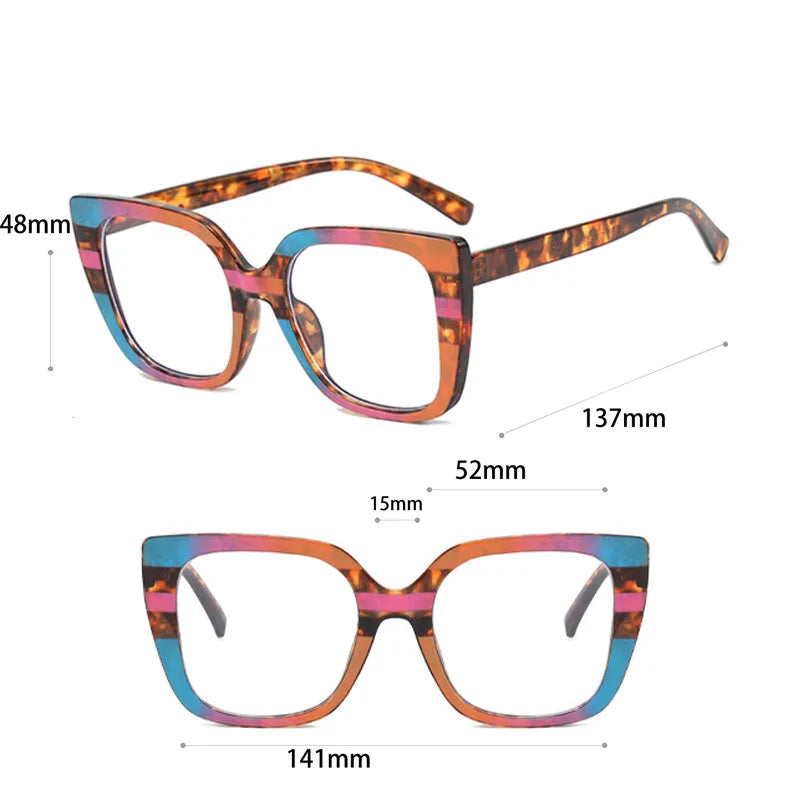 Vintage Anti Blue Light Optical Cat Eye Sexy Ladies Glasses Women Luxury Brand Designer Trend Myopia Prescription Eyewear Frame♥️