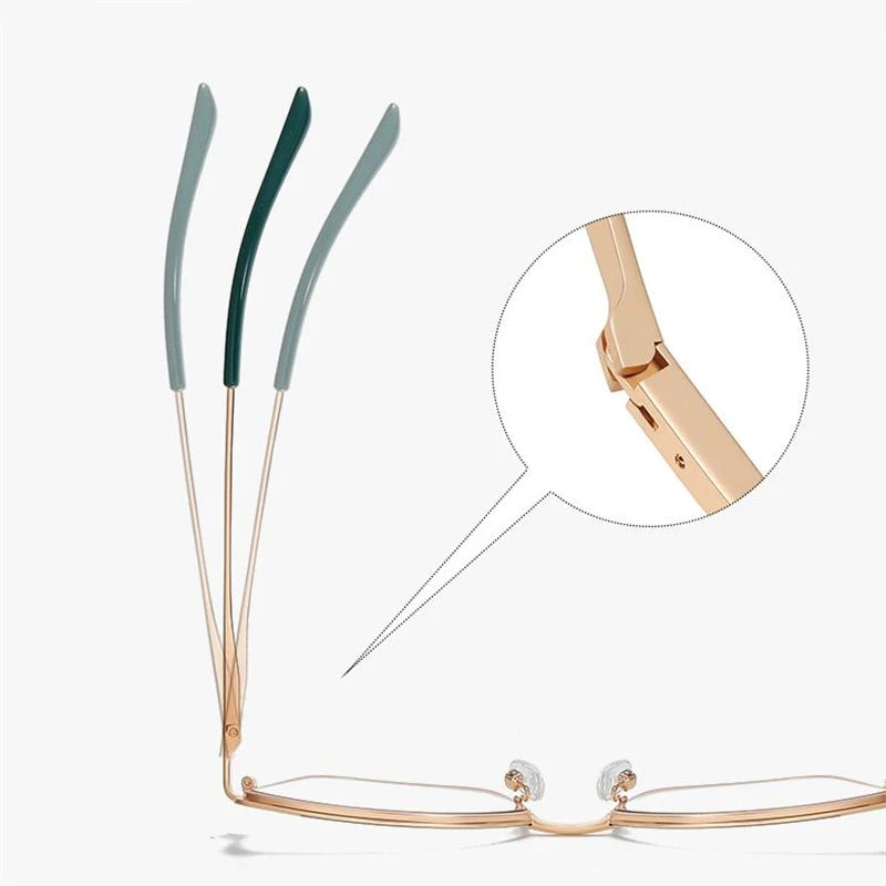 0 -0.5 -0.75 To -6.0 Pink Gold Frame Cat Eye Minus Myopia Glasses Women 1.56 Aspheric Anti Blue Light Prescription Spectacles❤️