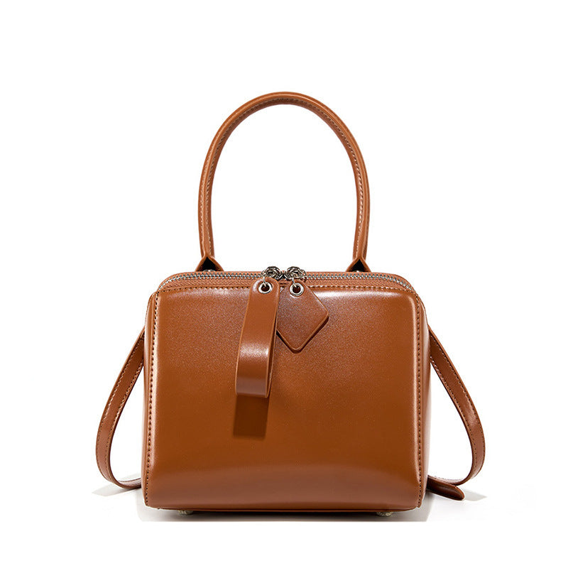 Versatile Leather Handbag New Popular