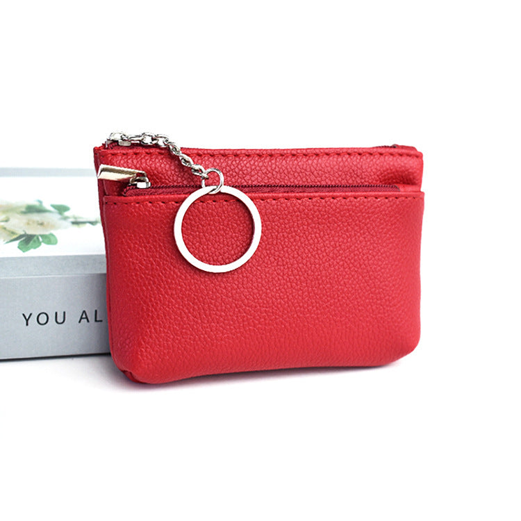 Women's Korean-style Soft Leather Fashionable Key Wallet