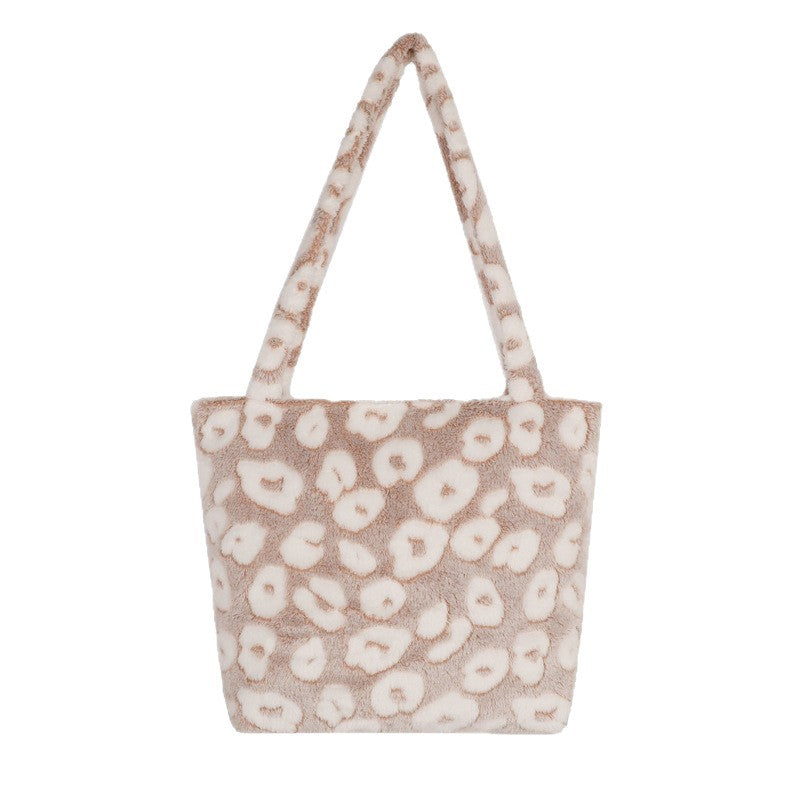 Printing Color Contrast Casual Simple Large Capacity Shoulder Bag