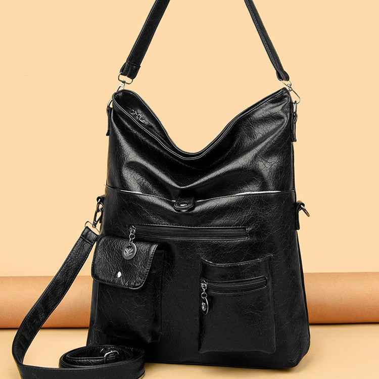 Vintage Bag Women's Fashion Large Capacity Handbag